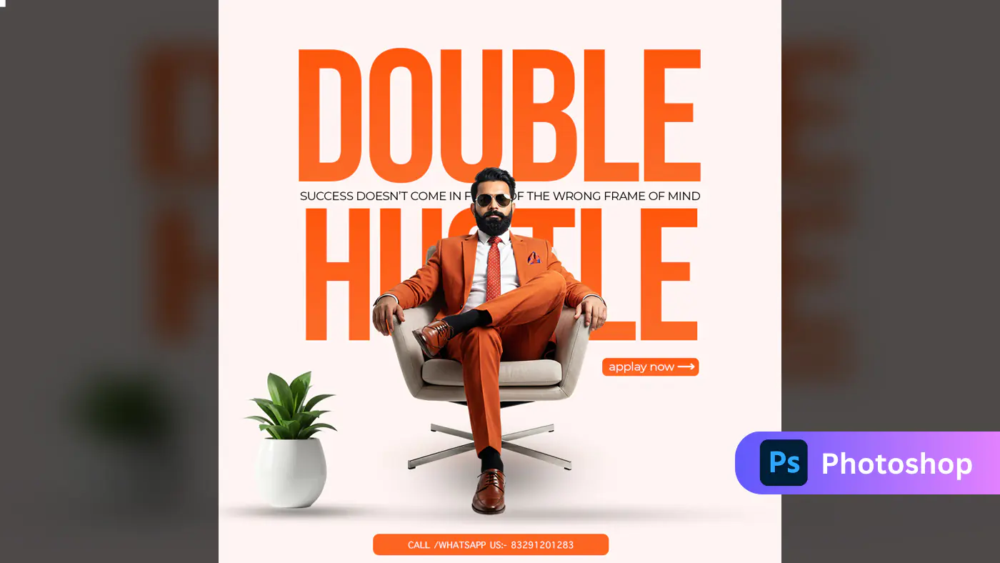 Enhanced Bold Mindset Recruitment Ad Template