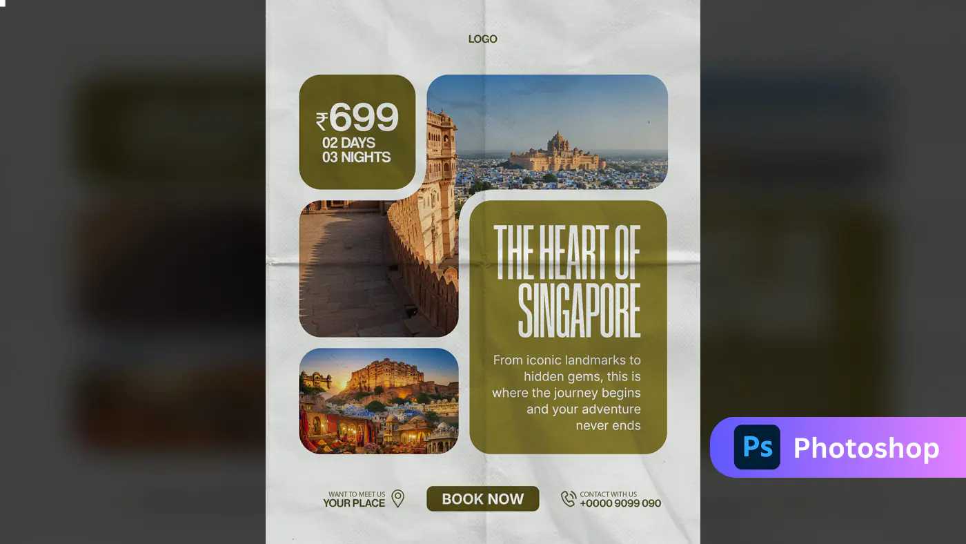 Elegant Indian Tourism Promotion Template