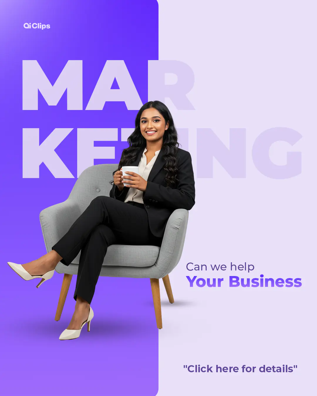 Professional Marketing Template for AIClips