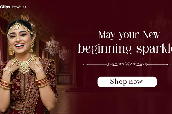Royal Indian Bridal Jewelry Banner Template