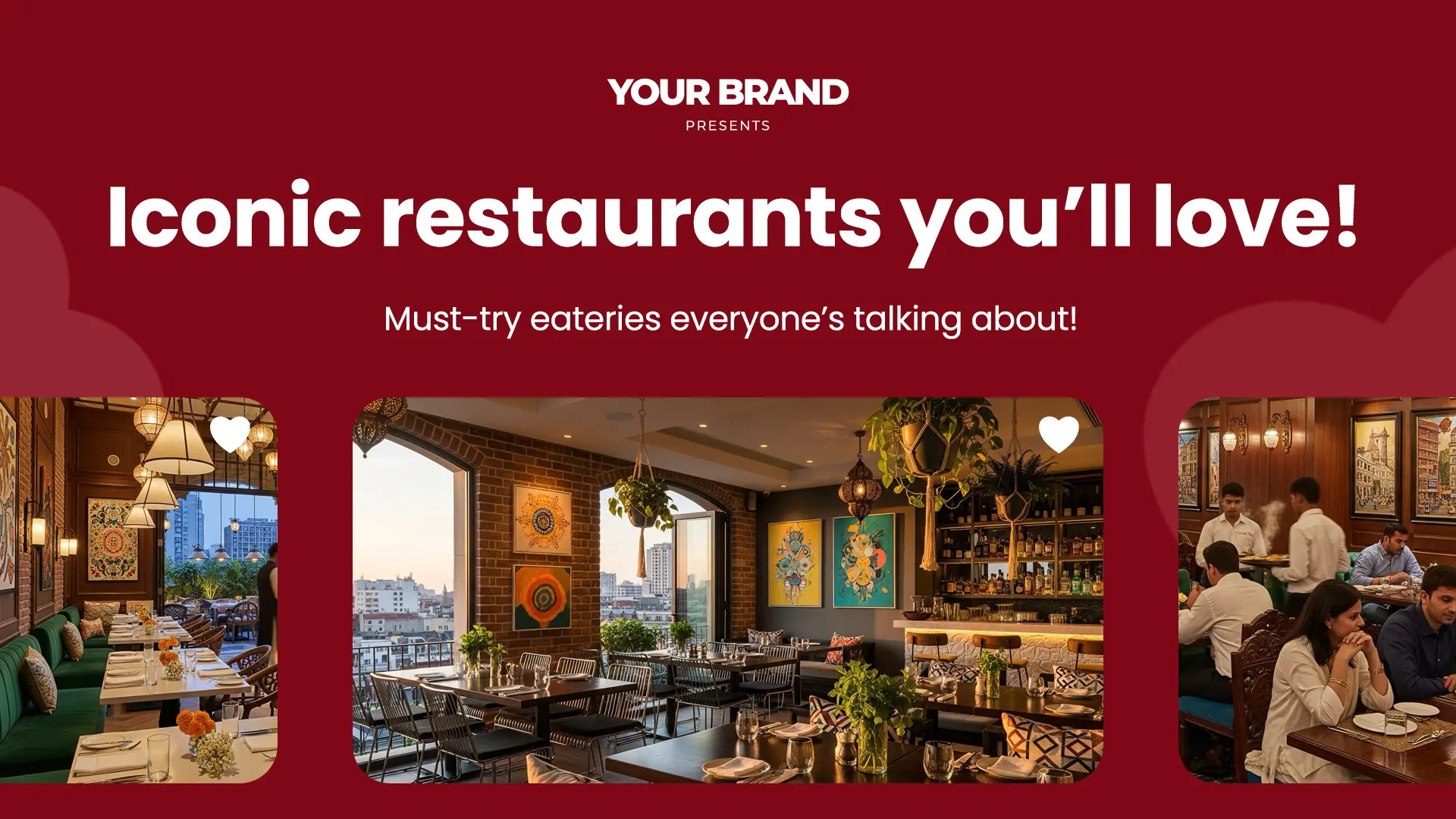 Premium Restaurant Guide Banner Template