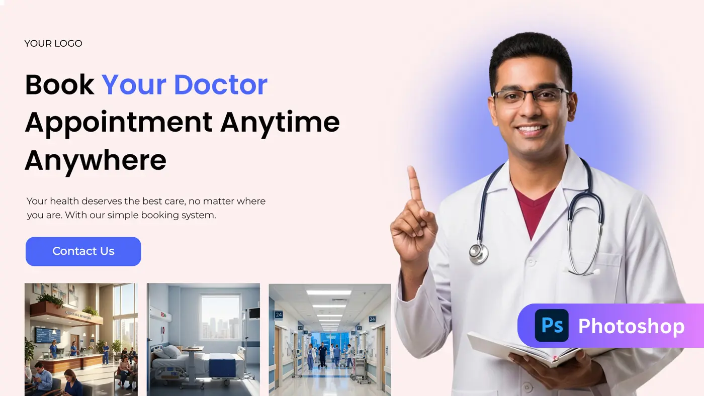 Medical Appointment Booking Web Banner