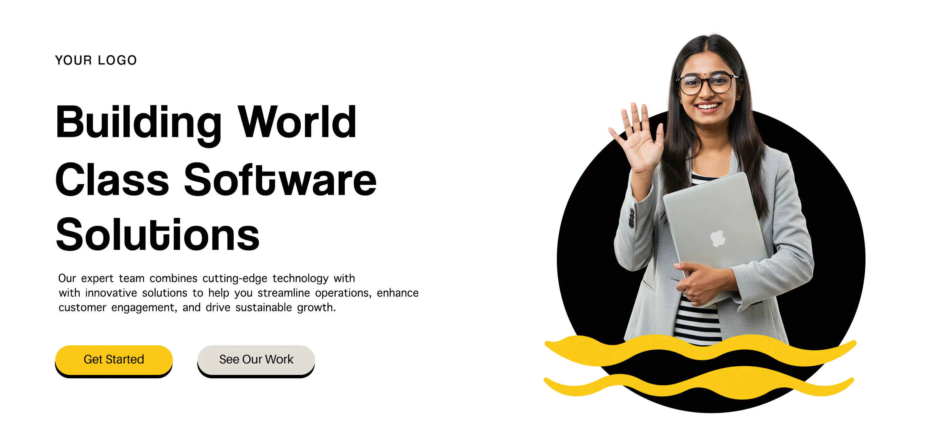 Software Solutions Company Landing Page Template
