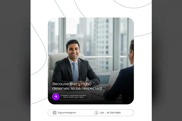 Legal Consultation Social Media Template