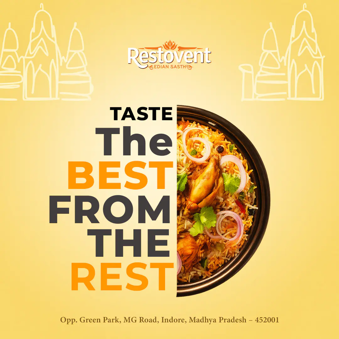 Indian Restaurant Biryani Promotion Template