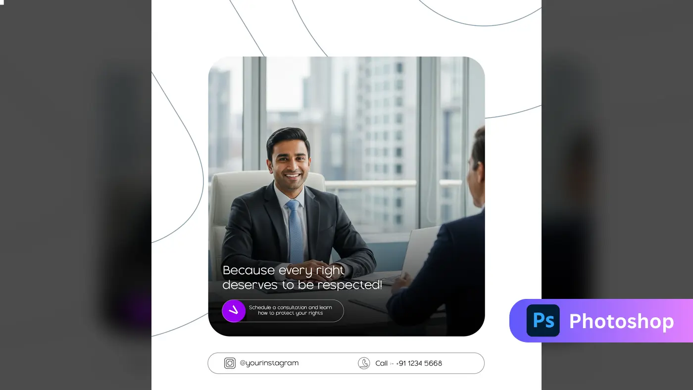 Legal Consultation Social Media Template