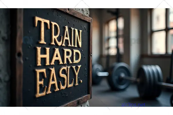 Train Hard Easily - Gym Motivational Sign