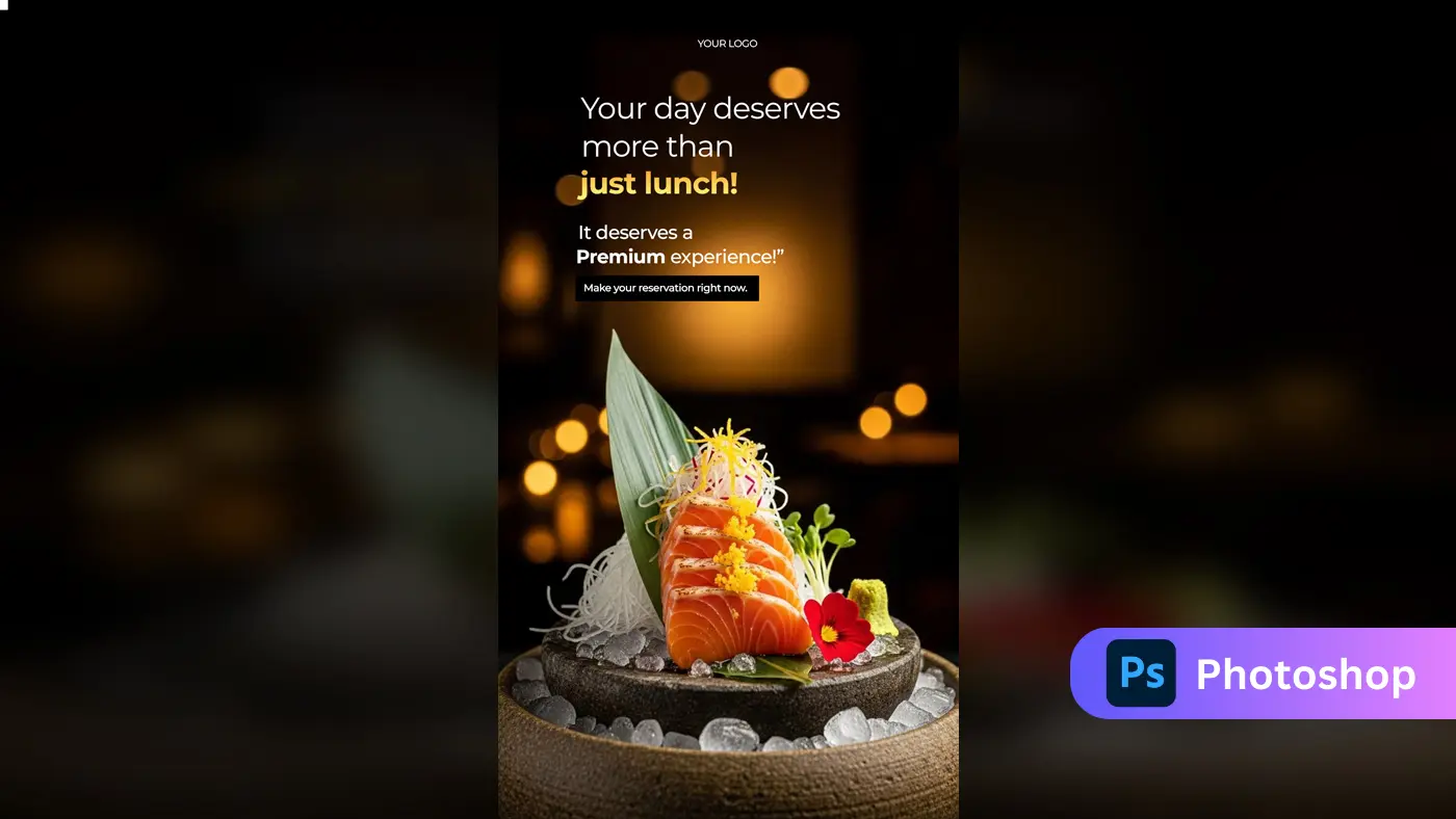 Premium Japanese Restaurant Promo Template