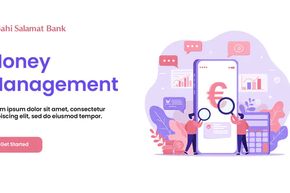 Digital Money Management Landing Page