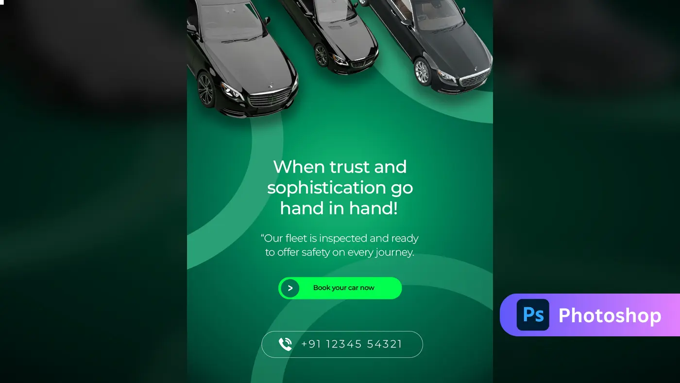 Premium Car Rental Service Social Media Template