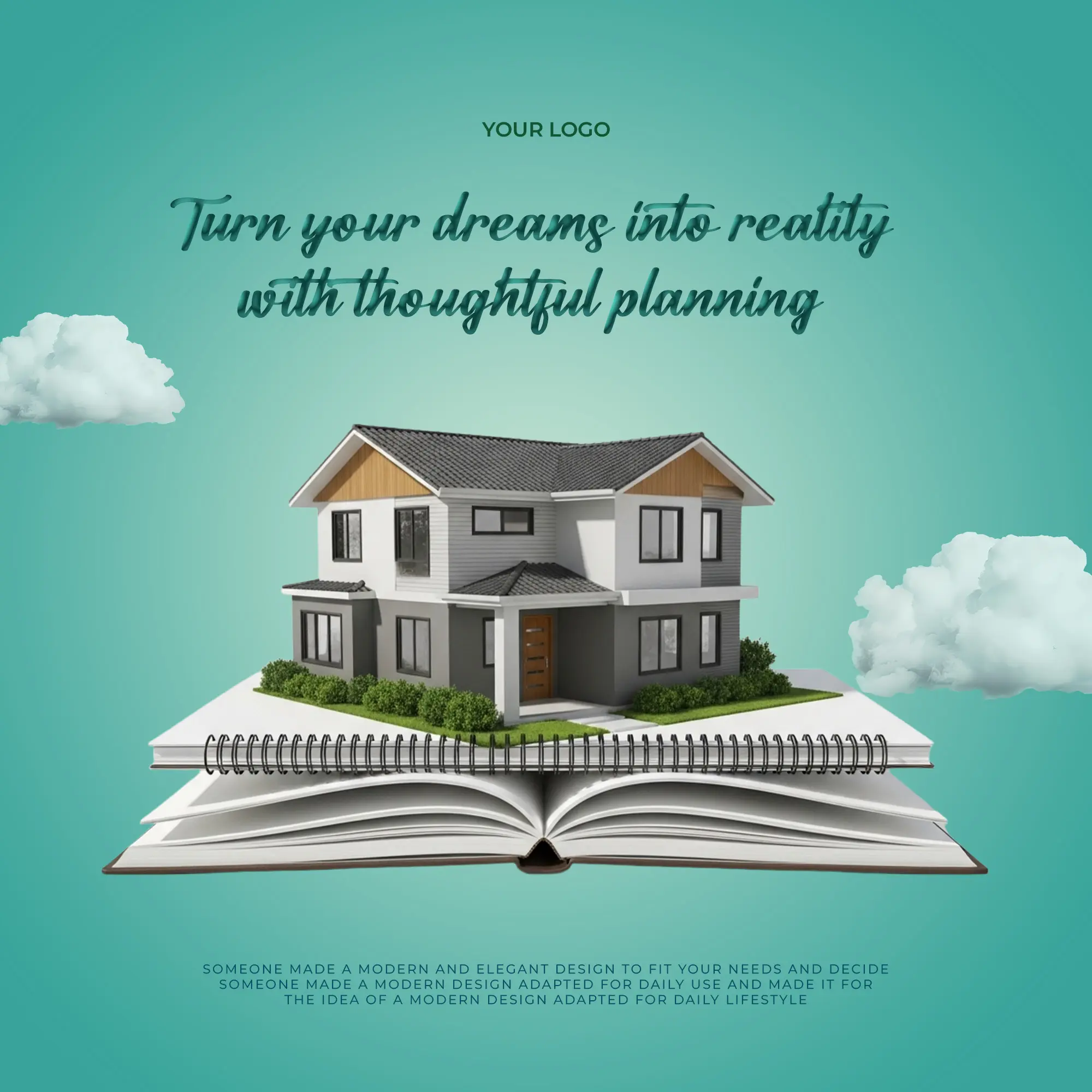 Conceptual Real Estate Ad Template