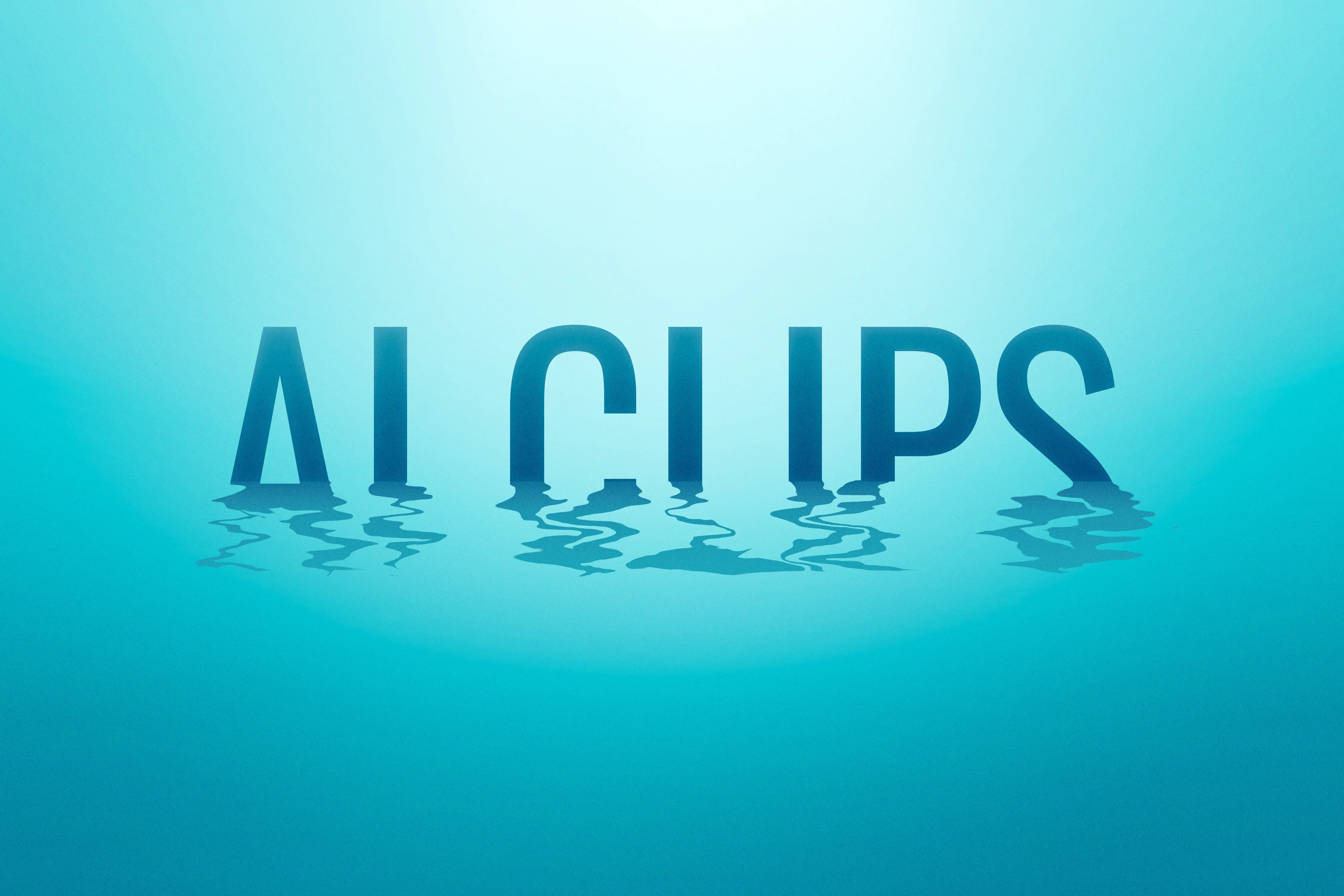 Water Reflection Text Effect