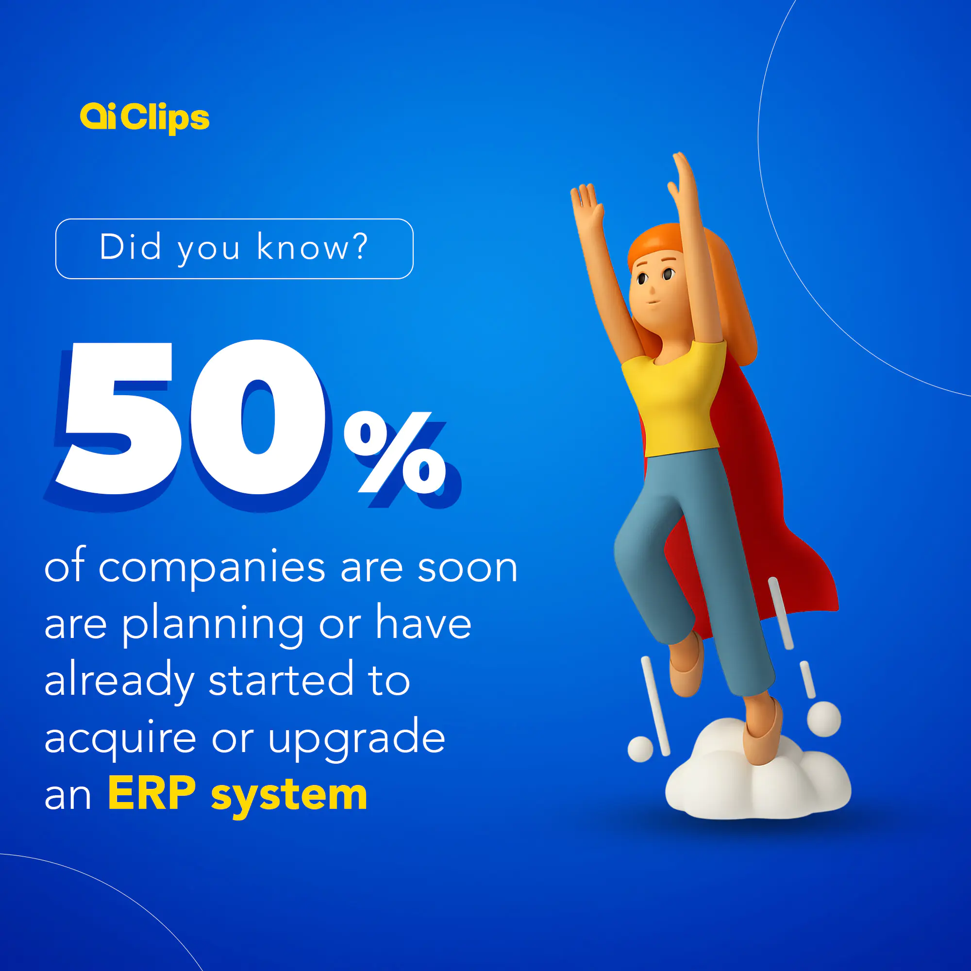 Enhanced ERP System Adoption Infographic Template