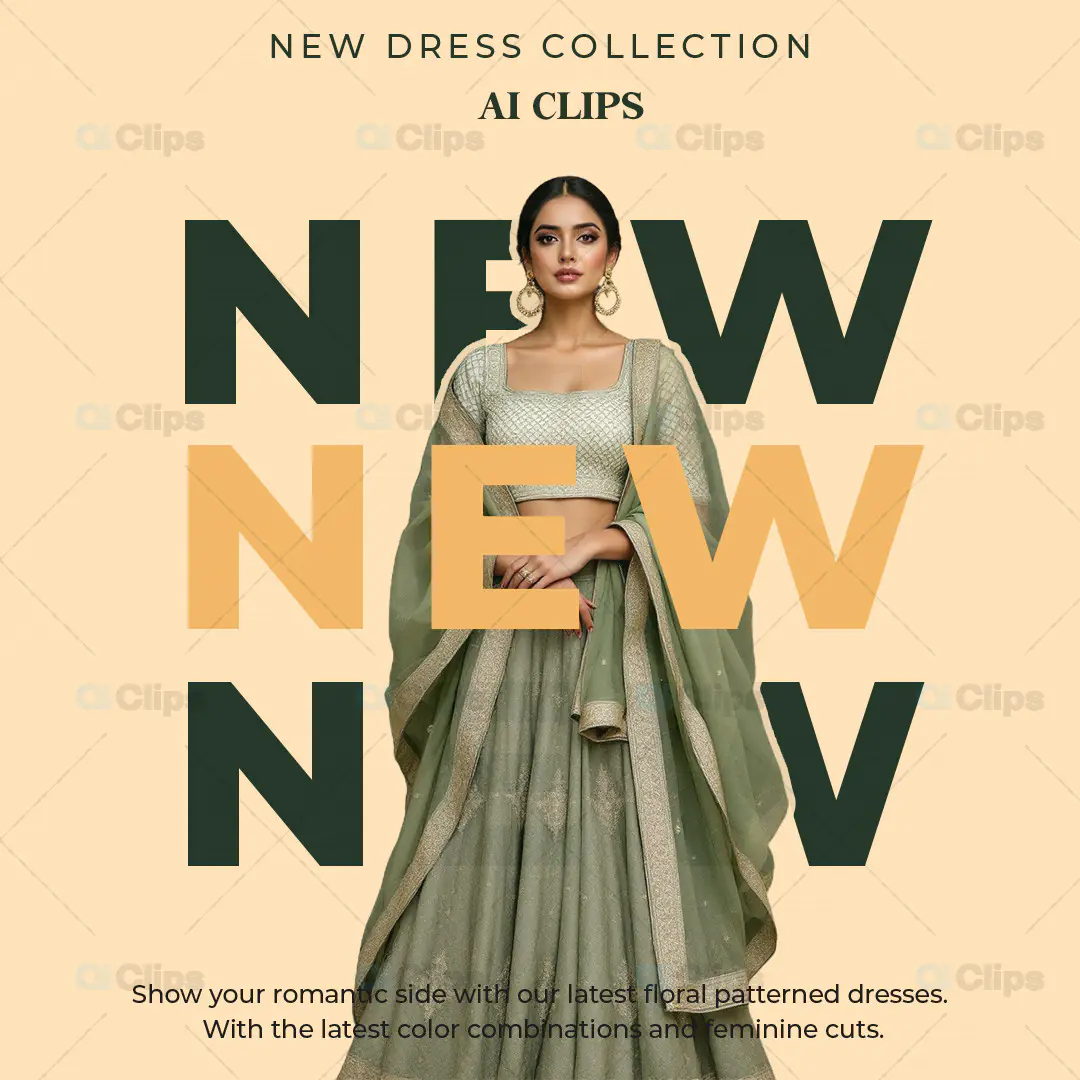 New Dress Collection PSD Template