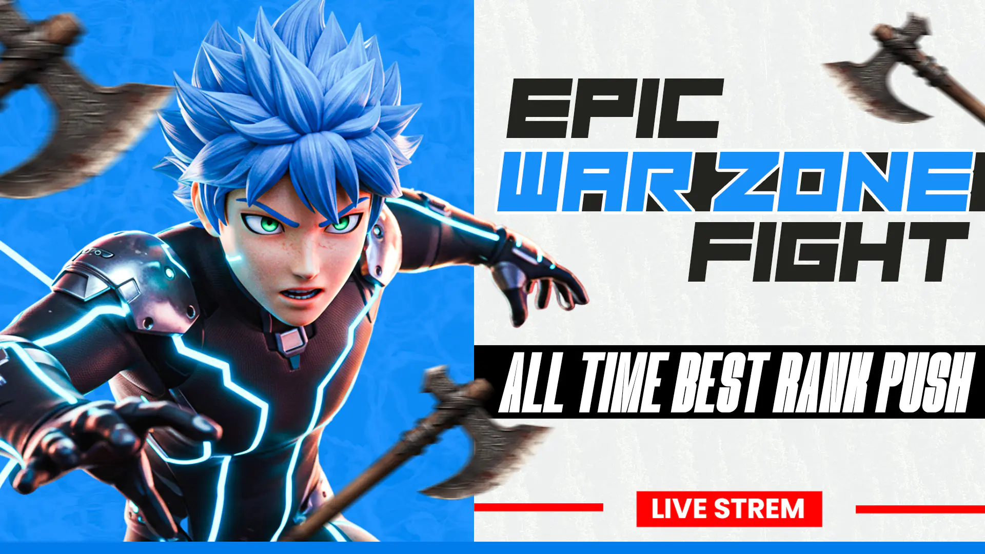 Epic Warzone Fight Live Stream Template