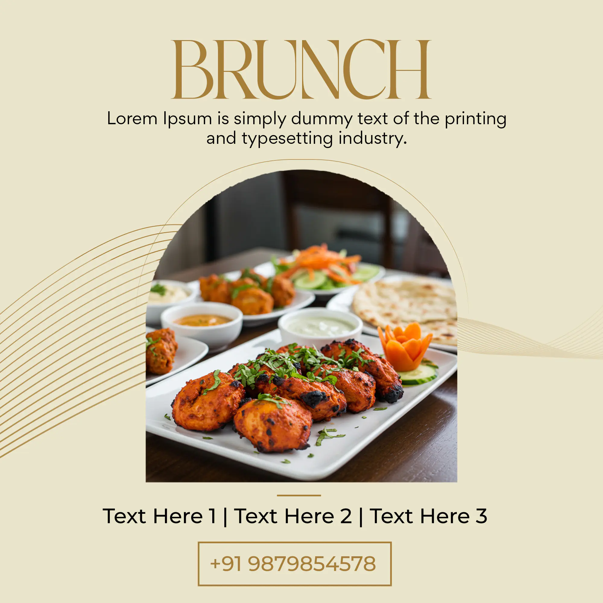 Elegant Brunch Menu Template