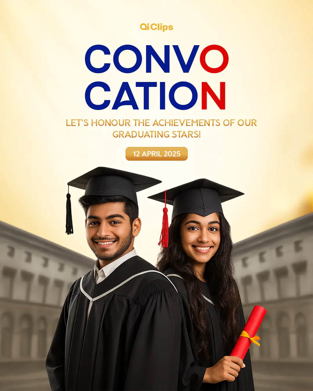 Graduation Convocation Ceremony Poster