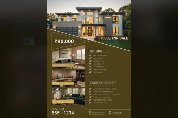 Modern Luxury House Real Estate Promotional Template