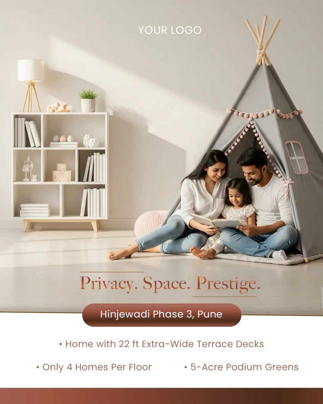 Elegant Home Advertisement PSD Template