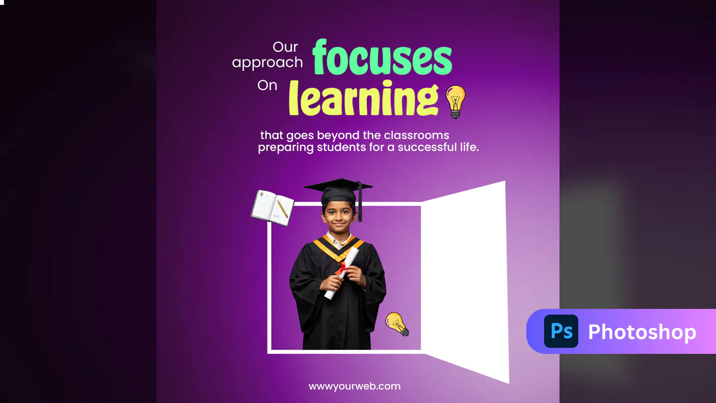 Enhanced Holistic Education Ad Template