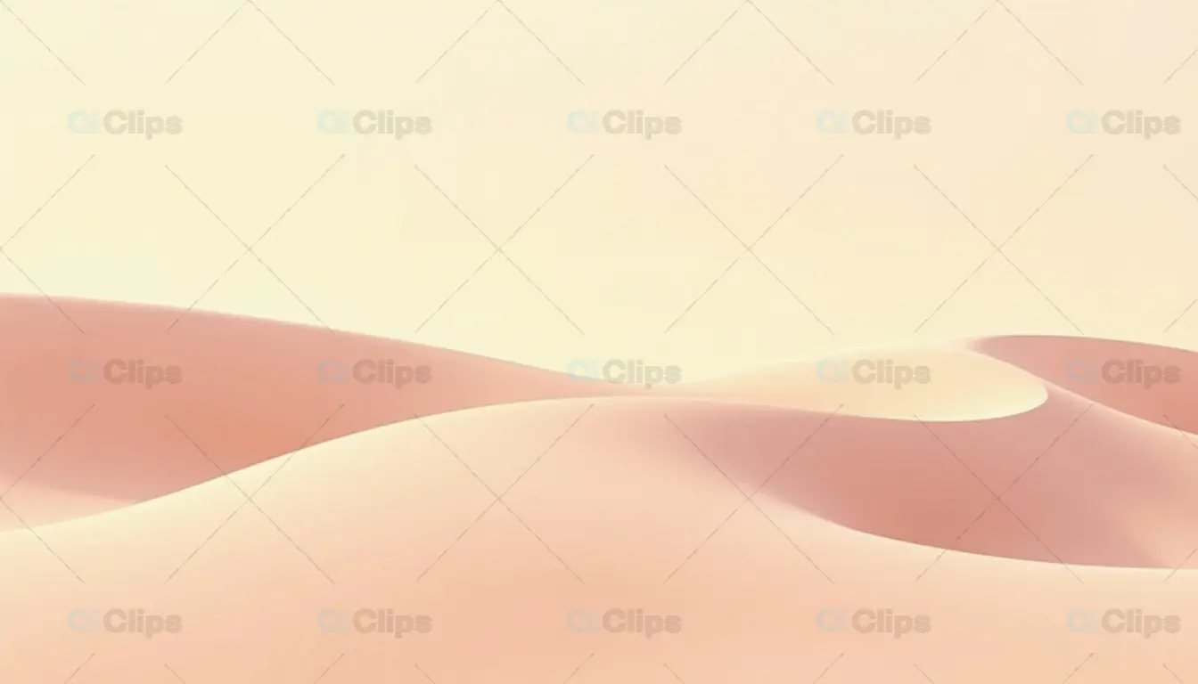 Soft Minimalist Desert Landscape