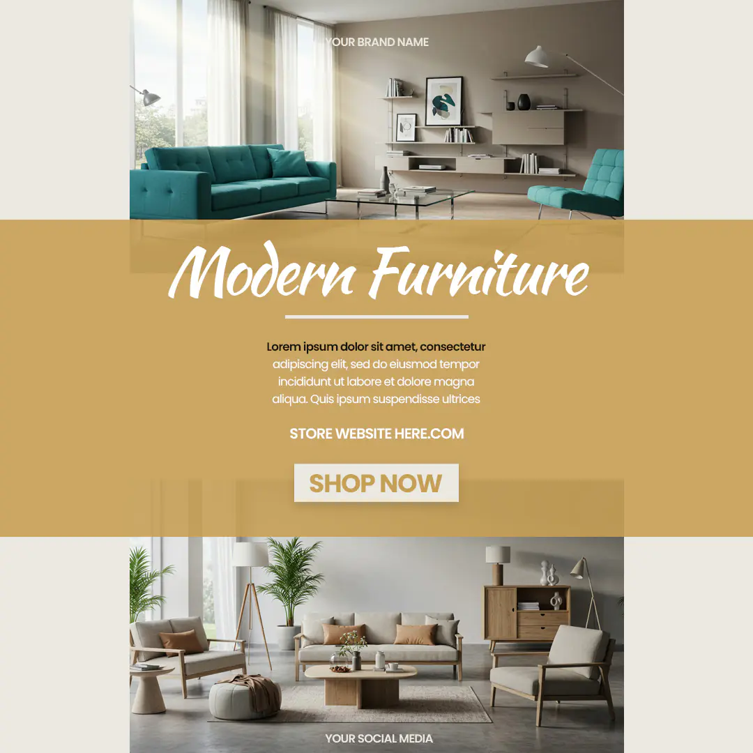 Modern Furniture Showcase Template