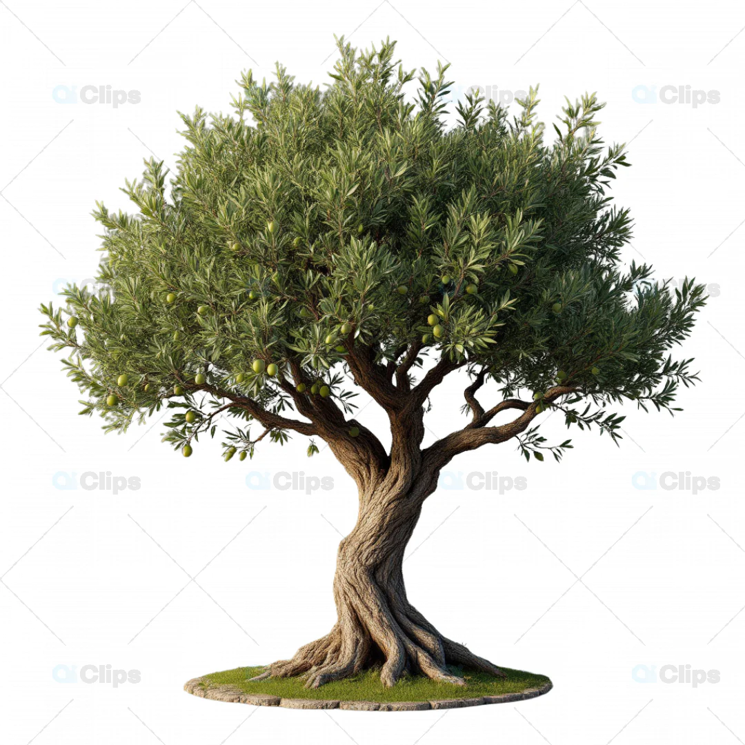 Realistic 3D Olive Tree Model