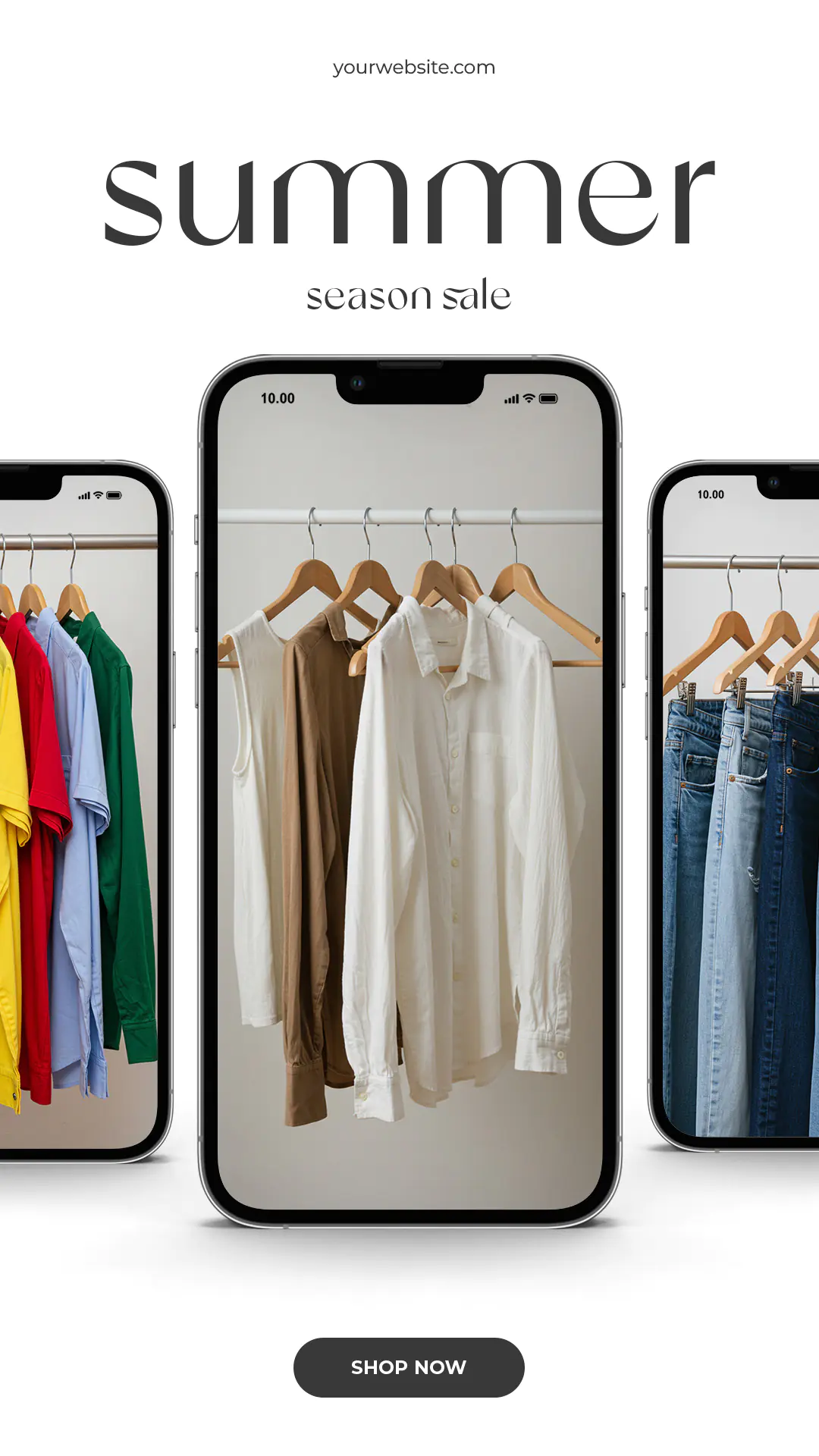 Summer Season Sale Mobile Template