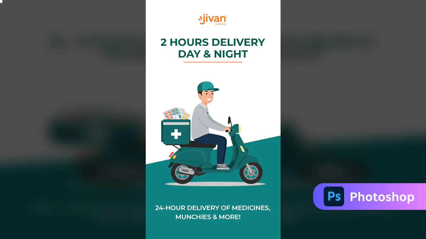 Jivan 24/7 Medicine Delivery Banner