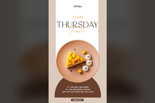 Enhanced Restaurant Daily Special Promo Template