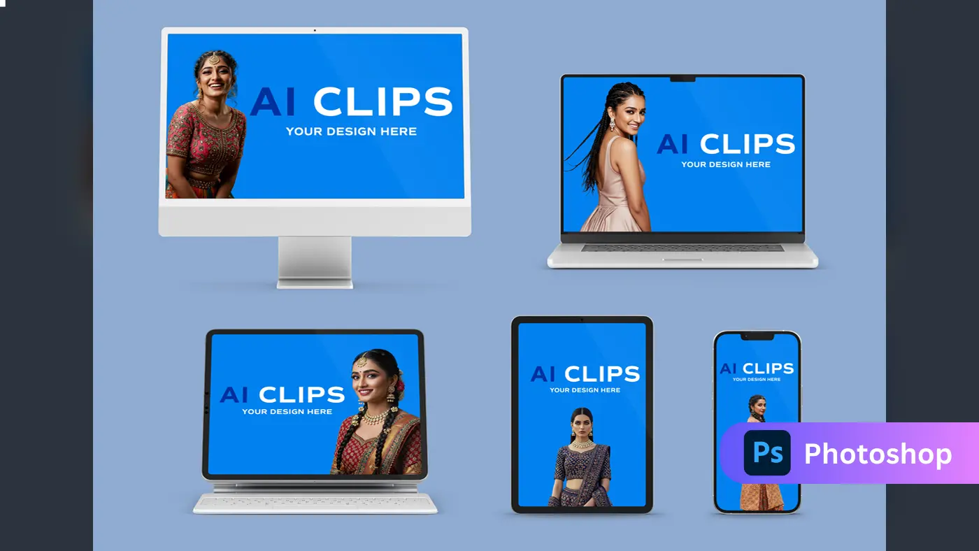 Multi-Device Mockup Set