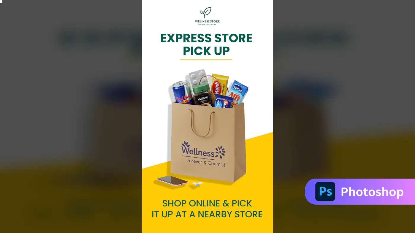 Wellness Store Express Pickup Banner