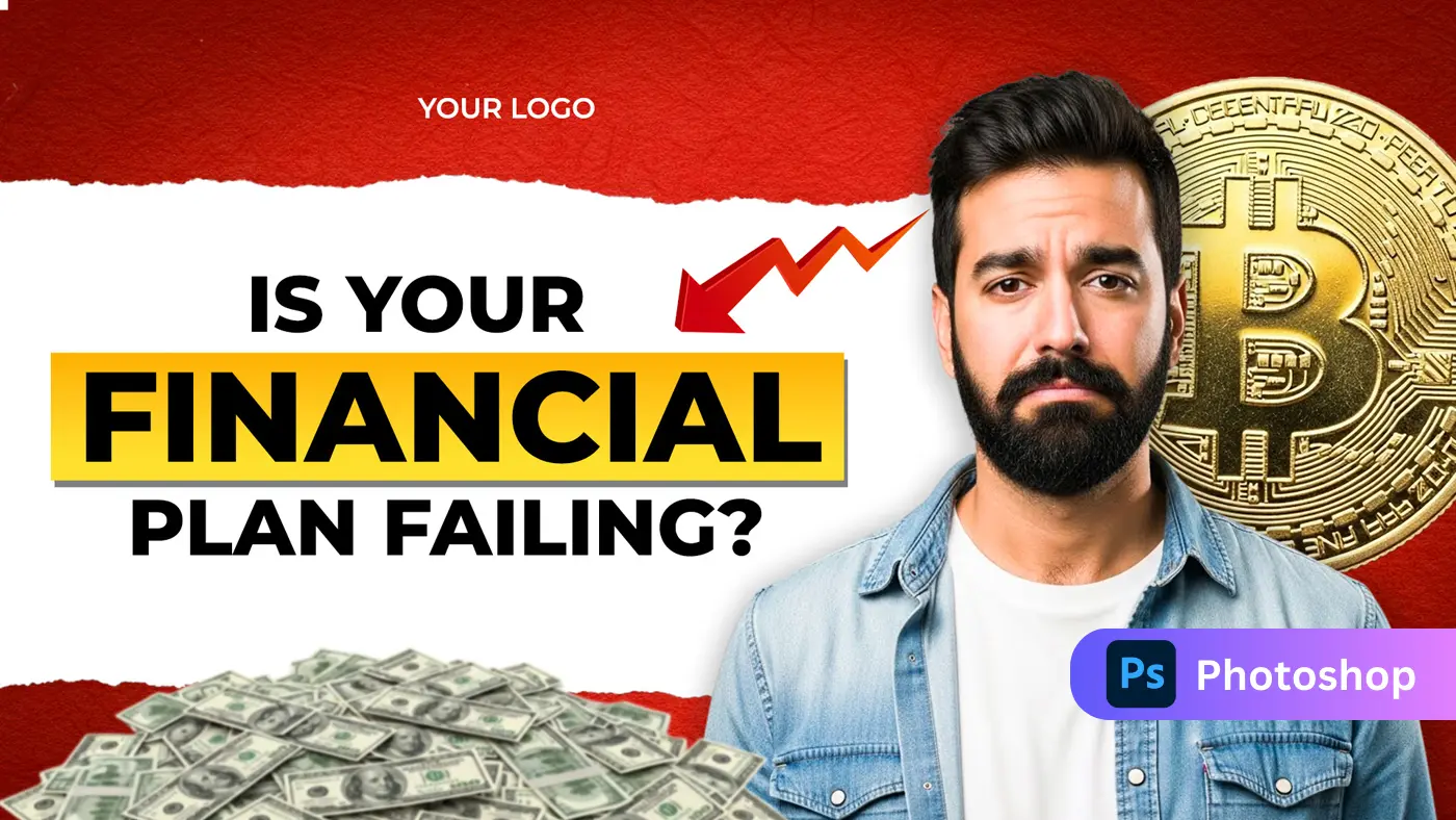 Crypto Investment Warning Thumbnail Template