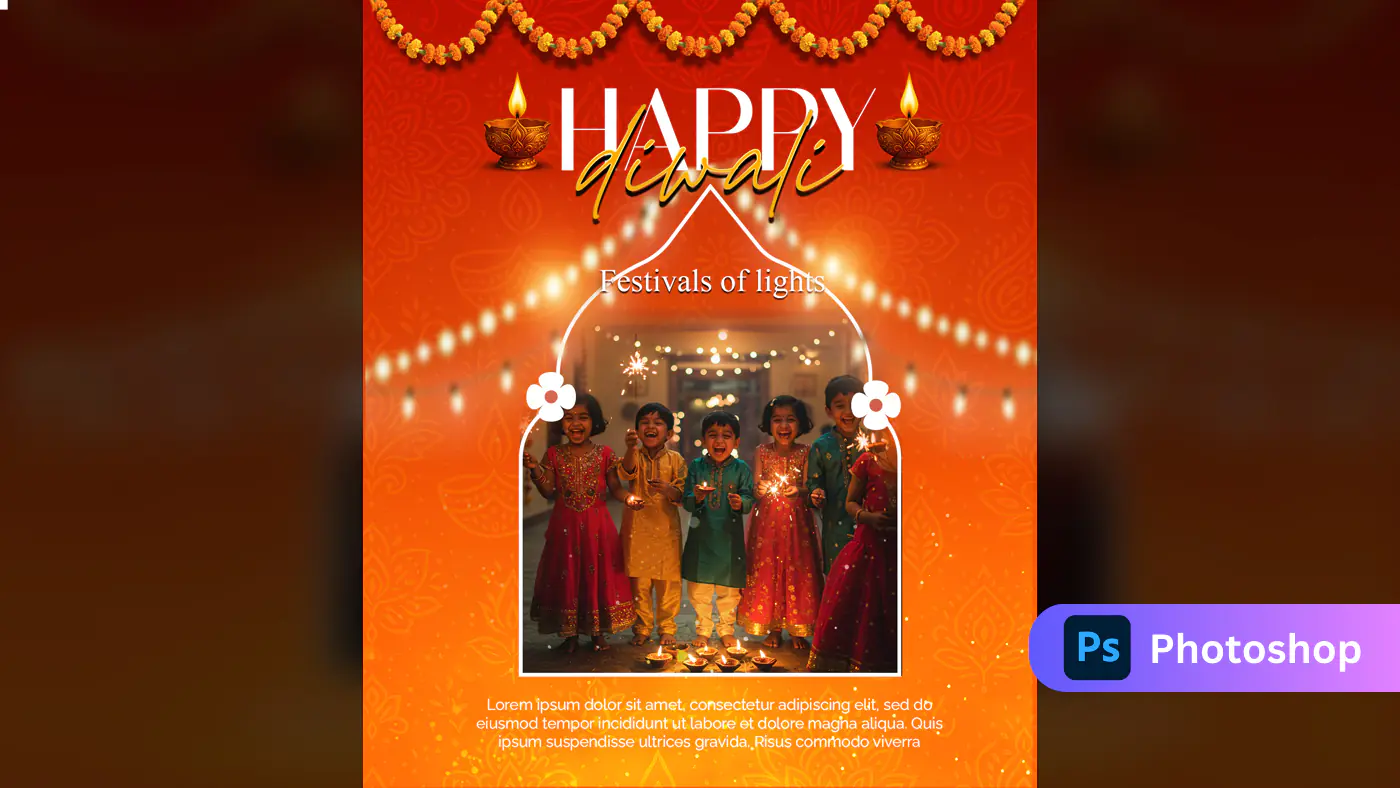 Festive Diwali Celebration Template