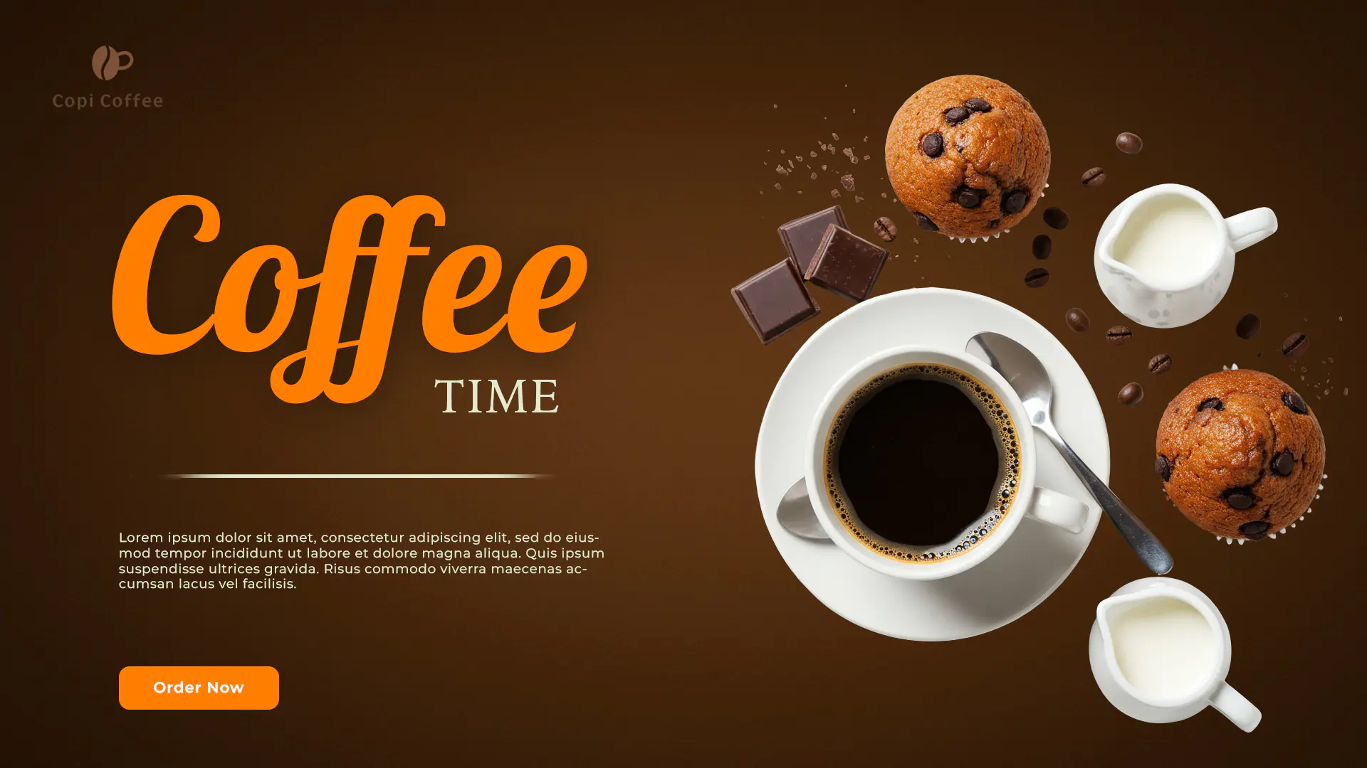 Artisanal Coffee Shop Promo Template