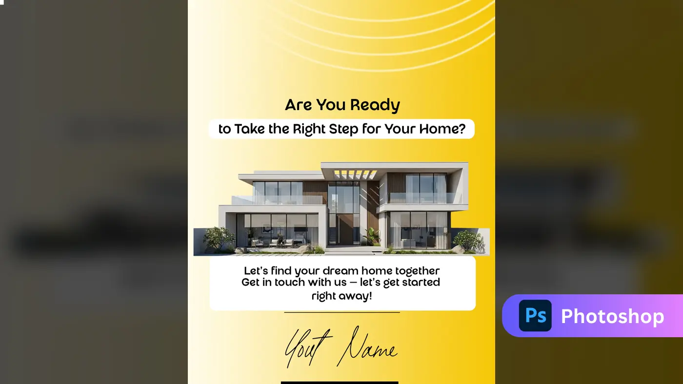 Modern Real Estate Social Media Template