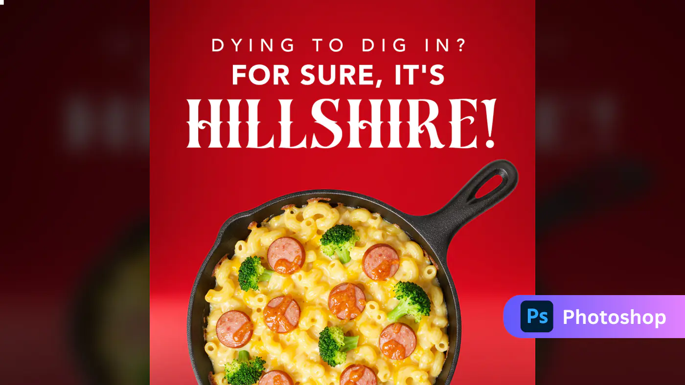 Enhanced Hillshire Mac and Cheese Ad Template