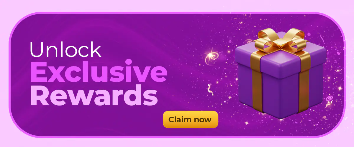 Unlock Exclusive Rewards Offer Banner PSD Template