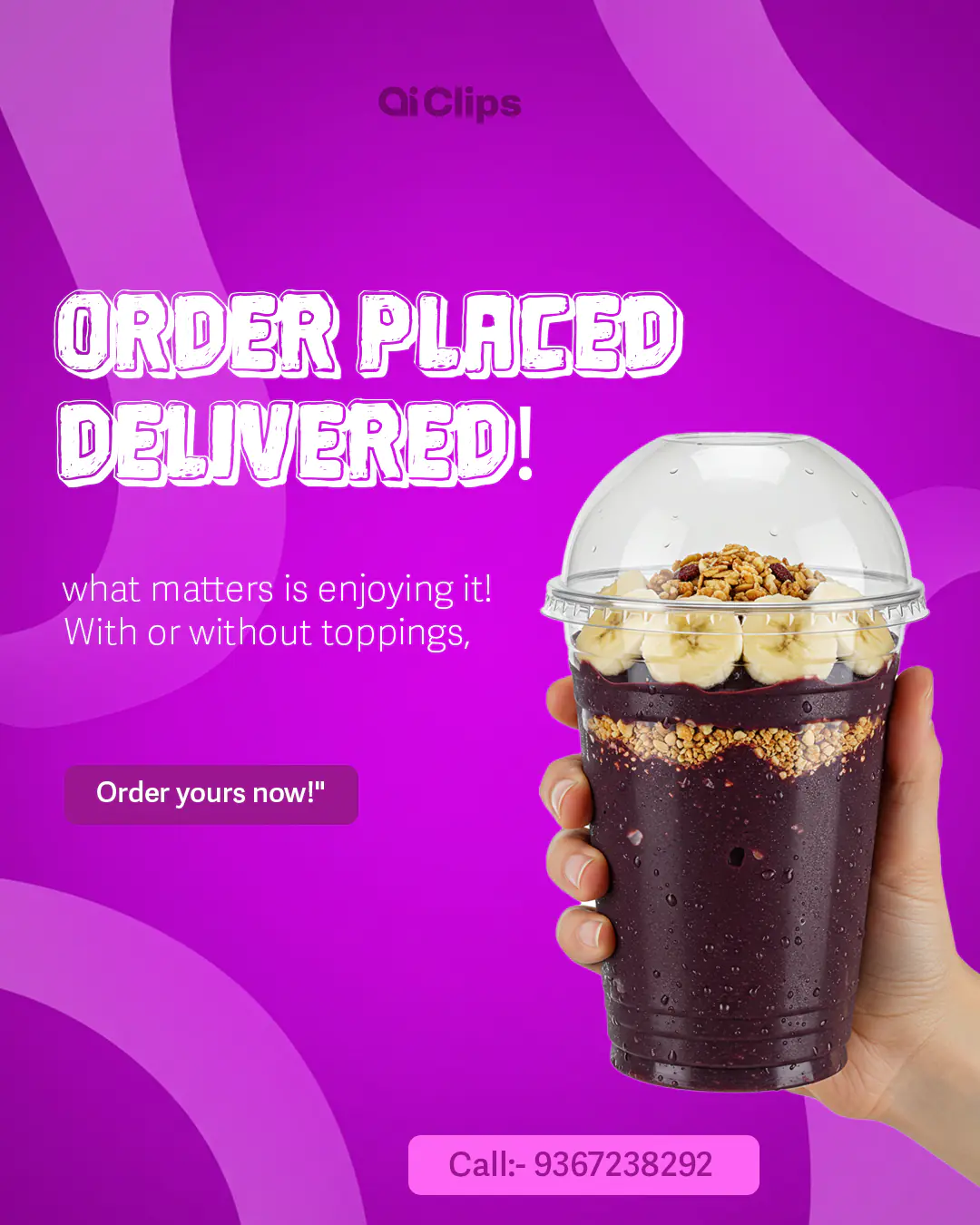 Smoothie Delivery PSD Template