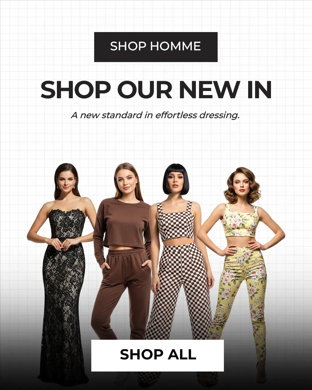 Chic Fashion E-commerce Ad Template