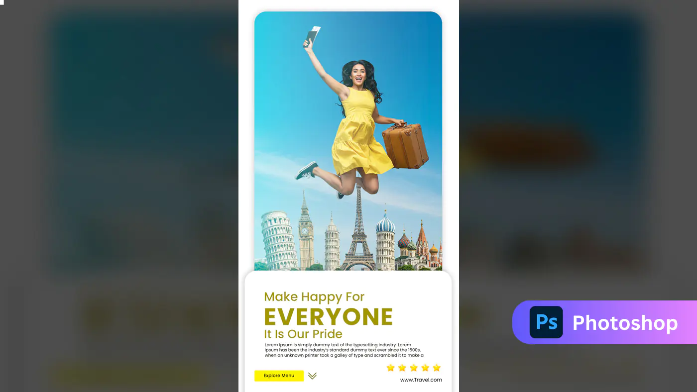 Joyful Travel Social Media Template