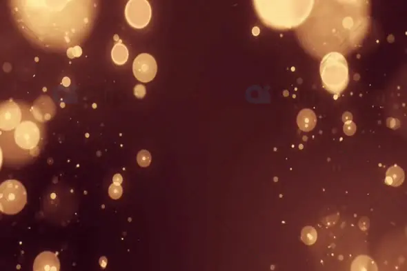 Warm Golden Bokeh Lights Background for Festive Motion Graphics