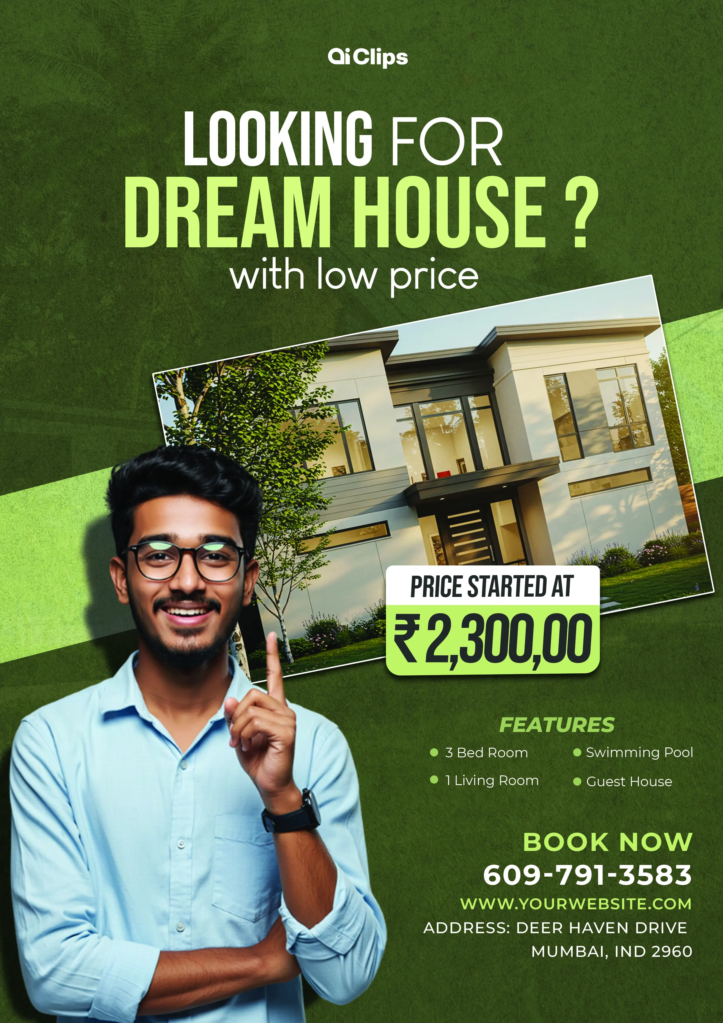 Modern Dream House Template for Real Estate Marketing