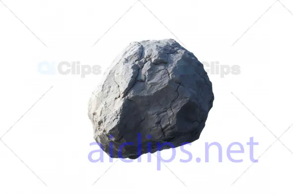 Realistic 3D Rock Illustration