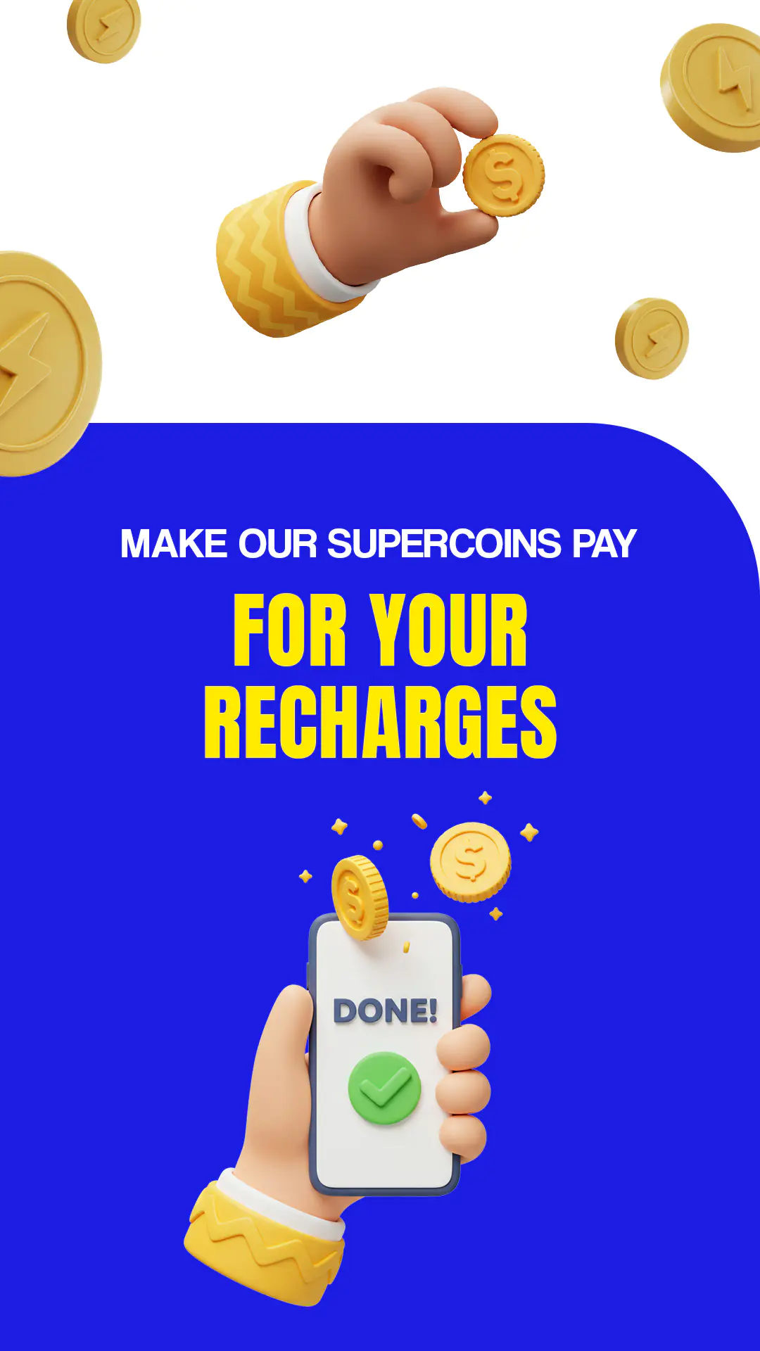 Supercoins Recharge Promo Banner