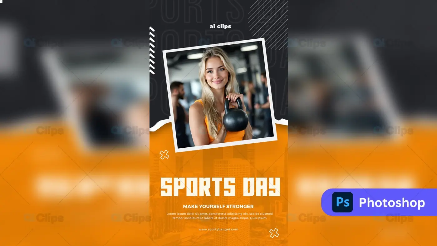 Sports Day Event Poster Template