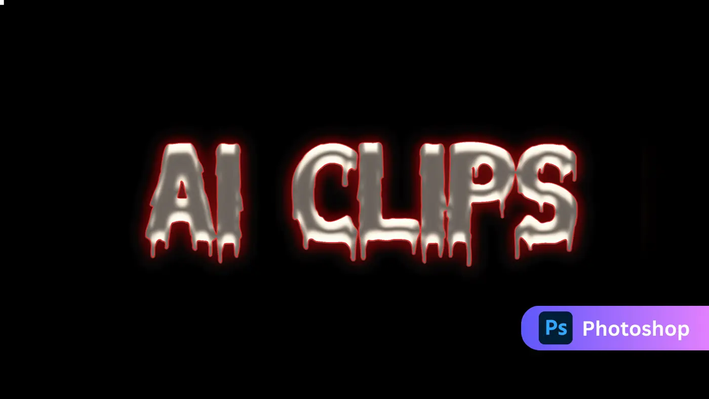 Horror Drip Typography Text Effect
