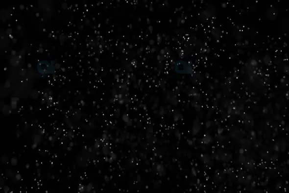 Intense Snowfall in Darkness – Heavy Winter Particle Motion
