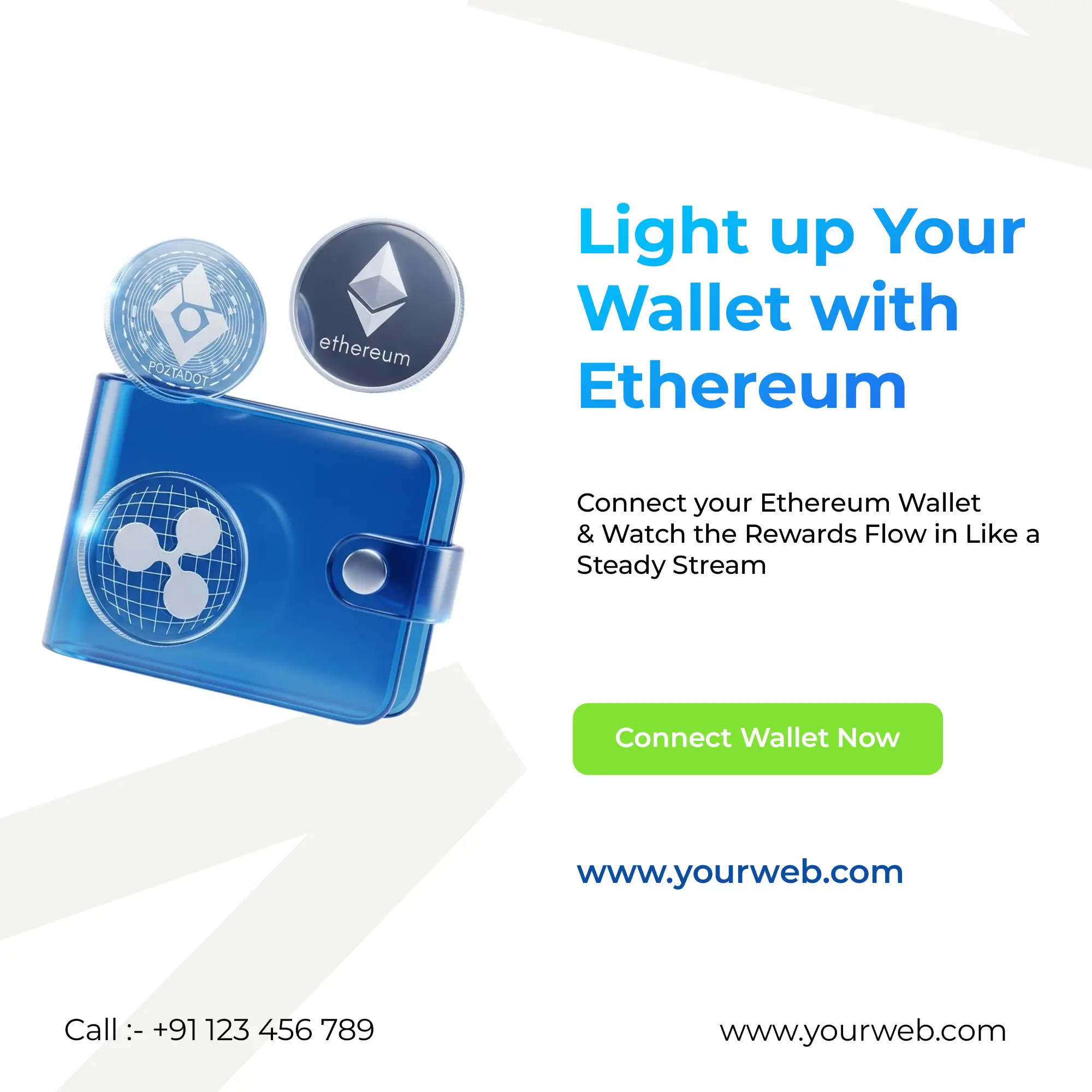 Ethereum Wallet Connection Ad Template