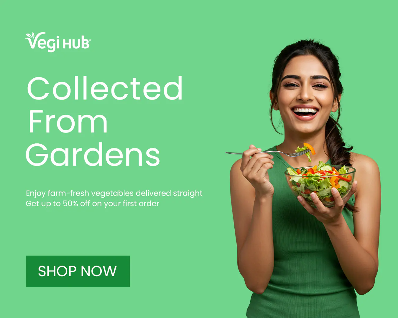 Fresh Vegetable Delivery Banner